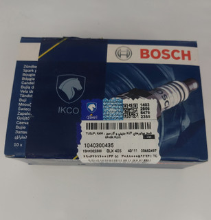 شمع موتور پژو 405 برند بوش (آلمان) ( 10 عددی) شرکتی ایساکو اصل 1040300435